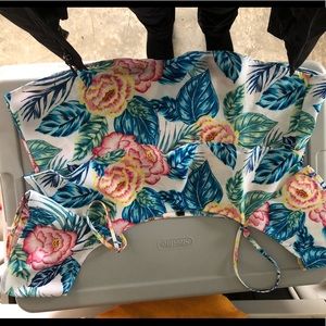 Summer floral off shoulder top